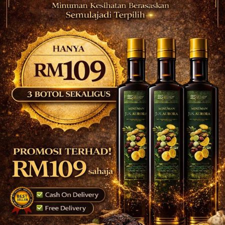 3 BOTOL JUS AURORA